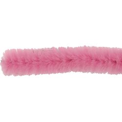 Chenille, L: 30 cm, tykkelse 15 mm, pink, 15 stk./ 1 pk.