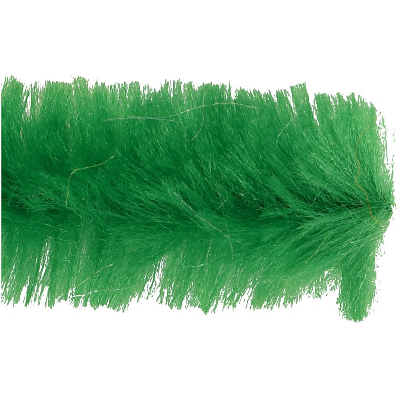 Chenille, L: 30 cm, tykkelse 15 mm, m&oslash;rk gr&oslash;n, 15 stk./ 1 pk.