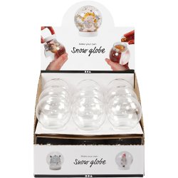 Rystekugle, H: 8,5 cm, diam. 8 cm, hulstr. 4,7 cm, 18 stk./ 1 pk.