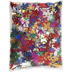 Pailletter, str. 8-50 mm, st&aelig;rke farver, 400 g/ 1 pk.