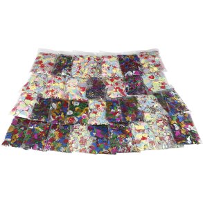 Multi pailletmix, str. 7-30 mm, ass. farver, 32x25 g/ 1 pk.
