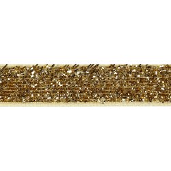 Dekorationsb&aring;nd, B: 10 mm, guld, 5 m/ 1 rl.