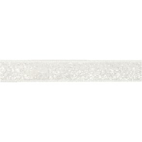 Dekorationsbånd, B: 10 mm, hvid, 5 m/ 1 rl.