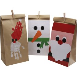 Papirposer, str. 15x25x43 cm, brun, 50 stk./ 1 pk.