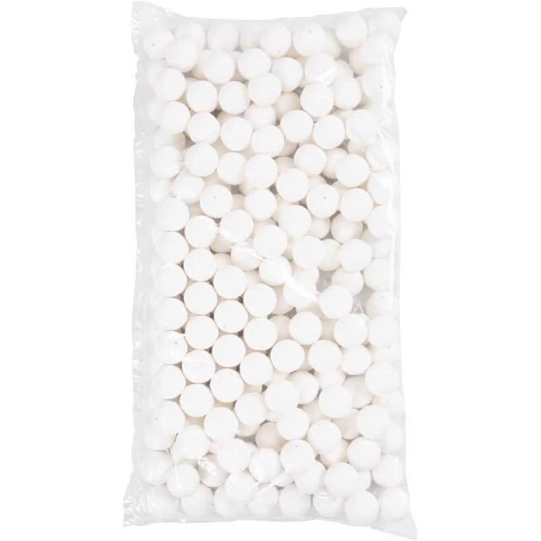 Vatkugler, diam. 30 mm, hvid, 200 stk./ 1 pk.