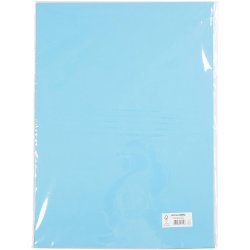 Karton, ark 50x70 cm, 270 g, bl&aring;, 10 ark/ 1 pk.