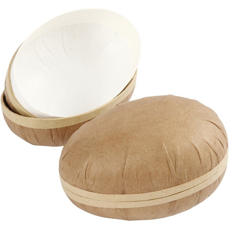 To-delte &aelig;g, L: 12 cm, 2 stk./ 1 pk.