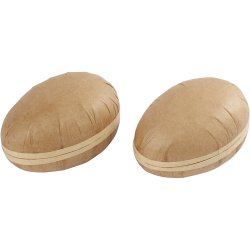 To-delte &aelig;g, L: 12 cm, 2 stk./ 1 pk.