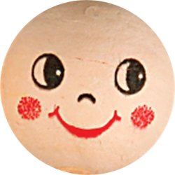 Hoveder, diam. 22 mm, lys pudder, 10 stk./ 1 pk.