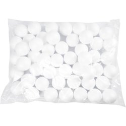 Kugle, diam. 7 cm, hvid, 50 stk./ 1 pk.