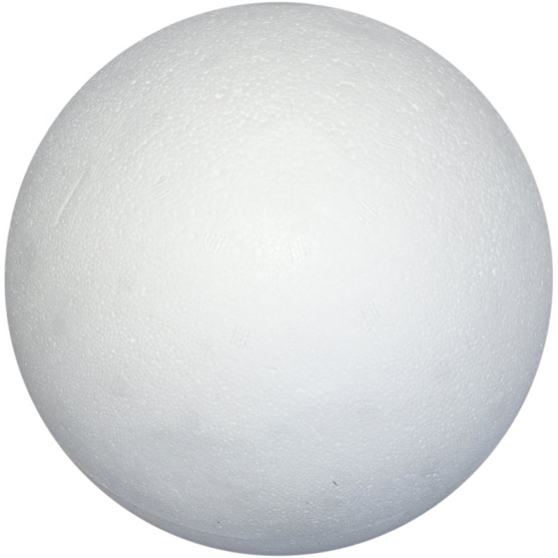 Kugle, diam. 14,8 cm, hvid, 1 stk.