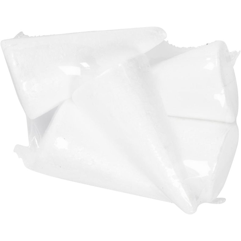 Kegle, H: 11 cm, diam. 5,5 cm, hvid, 5 stk./ 1 pk.