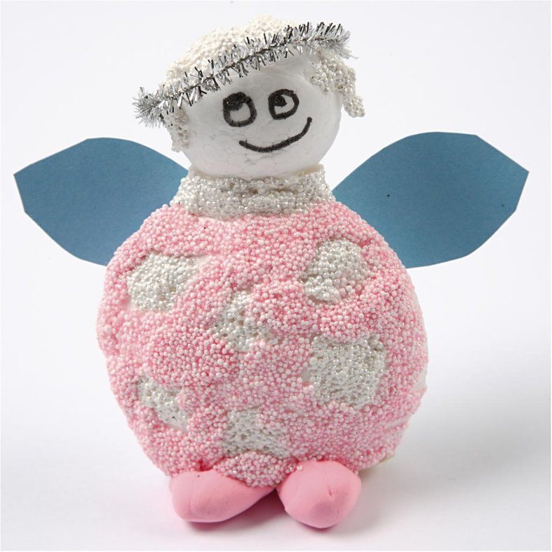 Kugler og &AElig;g, str. 1,5-6,1 cm, hvid, 550 stk./ 1 pk.