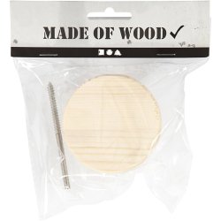 Tr&aelig;knage, rund, D: 4,5 cm, diam. 7 cm, 1 stk.