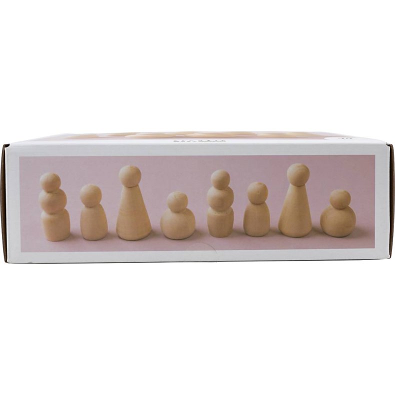 Tr&aelig;figur krop, H: 5-8 cm, 90 ass./ 1 pk.
