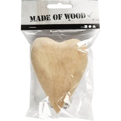 Hjerte, str. 11,5x8,5x3 cm, 1 stk.