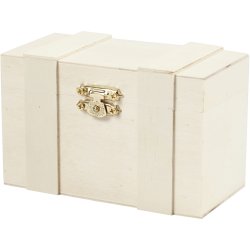 Skattekiste, H: 7,5 cm, L: 12 cm, B: 6 cm, 1 stk.