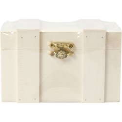 Skattekiste, H: 7,5 cm, L: 12 cm, B: 6 cm, 1 stk.