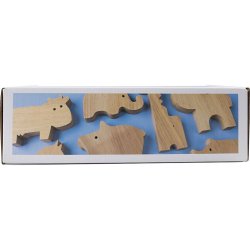 Tr&aelig;dyr, Bondeg&aring;rd og safari, H: 3-14,5 cm, tykkelse 2 cm, 44 stk./ 1 pk.