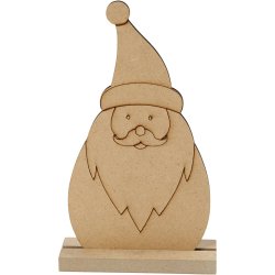 Julefigur, Julemand, H: 15 cm, D: 3 cm, B: 9 cm, tykkelse 3 mm, 1 stk.