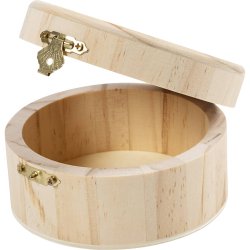 Rund &AElig;ske, H: 6 cm, diam. 11 cm, 1 stk.