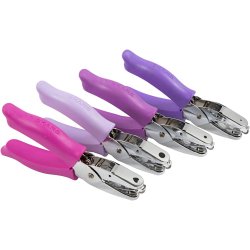 Fiskars Hand punch, hulstr. 1,5+3+5+6 mm, 4 stk./ 1 pk.