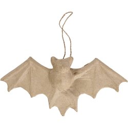 Flagermus, H: 10 cm, D: 3,5 cm, B: 22 cm, 1 stk.