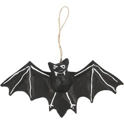 Flagermus, H: 10 cm, D: 3,5 cm, B: 22 cm, 1 stk.