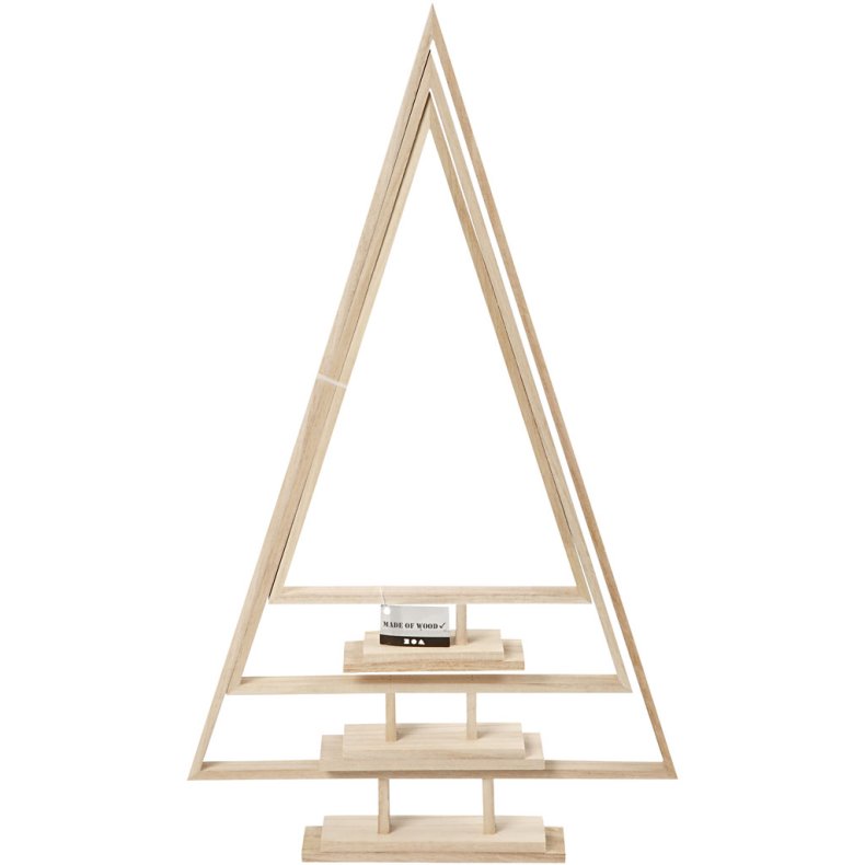 Juletr&aelig;er , H: 40+50+60 cm, B: 22,5+29+35 cm, 3 stk./ 1 pk.