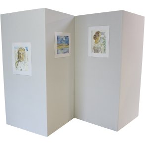 Udstillingsvægge, H: 190 cm, B: 4x90 cm, tykkelse 4 mm, 3 stk./ 1 pk.