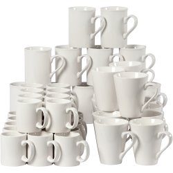 Krus, H: 7-10 cm, hvid, 48 stk./ 1 pk.