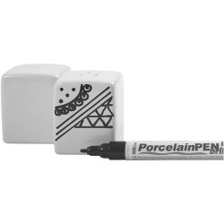 Salt- og pebers&aelig;t, H: 6 cm, str. 5x5 cm, blank, hvid, 6 s&aelig;t/ 1 pk.