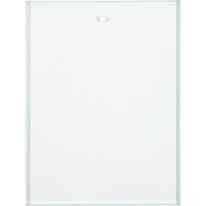 Glasplade, str. 8x6 cm, tykkelse 3 mm, 10 stk./ 1 pk.