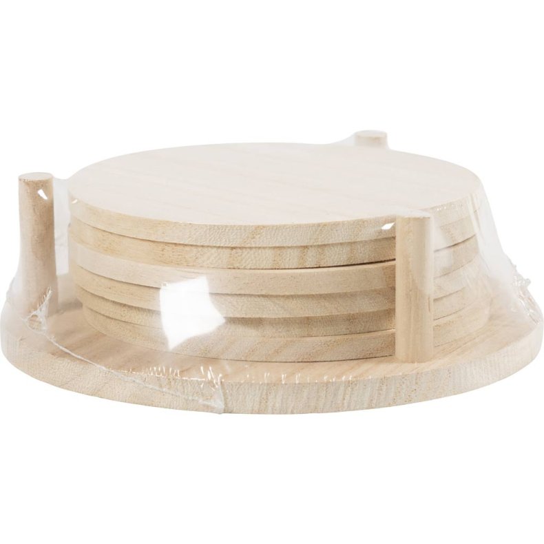 Brikker, diam. 9,5 cm, tykkelse 5 mm, 6 stk./ 1 pk.