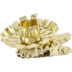 Lysclips, diam. 40 mm, forgyldt, 8 stk./ 1 pk.