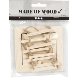 Loftlem og rebstige, str. 9-20 cm, 1 s&aelig;t