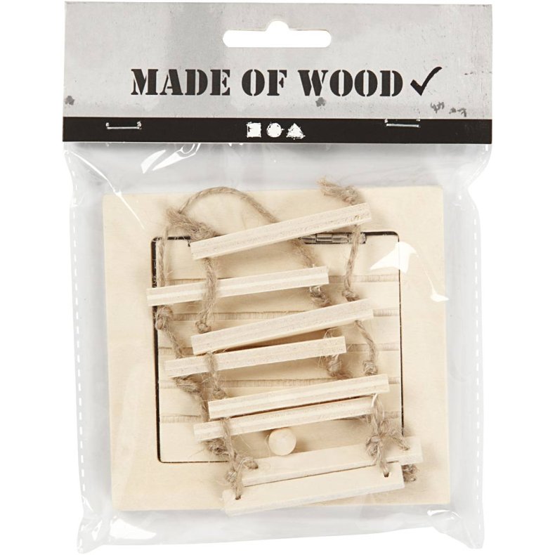 Loftlem og rebstige, str. 9-20 cm, 1 s&aelig;t