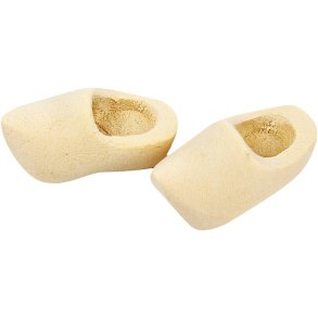 Hollandske tr&aelig;sko, L: 30 mm, 2 par/ 1 pk.