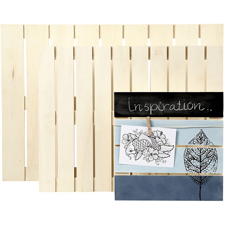 V&aelig;gdekoration, str. 40x50,2 cm, tykkelse 1,1 cm, 1 stk.