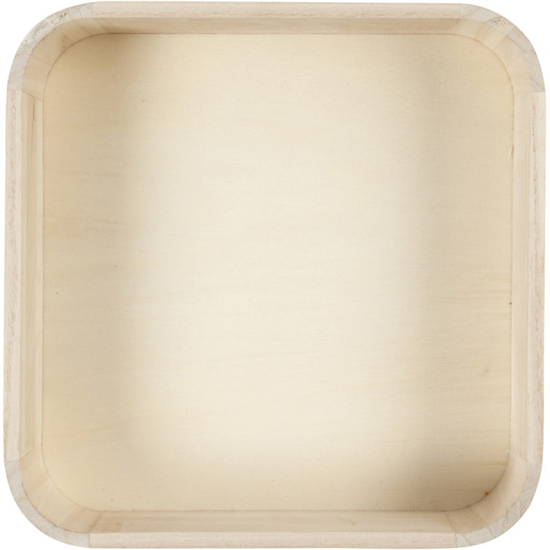 Bakke, H: 7 cm, str. 25x25 cm, 1 stk.