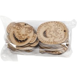 Masker til oph&aelig;ng, str. 5,5-7 cm, tykkelse 4 mm, 24 stk./ 1 pk.