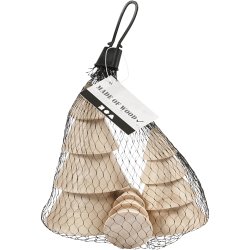 Juletr&aelig;er, H: 5+7,5+10 cm, diam. 3,5+5,4+6,7 cm, 3 stk./ 1 pk.