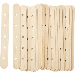 Konstruktionspinde, L: 15 cm, B: 1,8 cm, hulstr. 4 mm, 20 stk./ 1 pk.