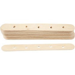 Konstruktionspinde, L: 15 cm, B: 1,8 cm, hulstr. 4 mm, 20 stk./ 1 pk.