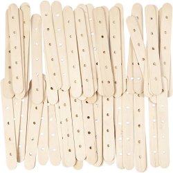 Konstruktionspinde, L: 15 cm, B: 1,8 cm, hulstr. 4 mm, 500 stk./ 1 pk.