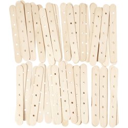 Konstruktionspinde, L: 15 cm, B: 1,8 cm, hulstr. 4 mm, 500 stk./ 1 pk.