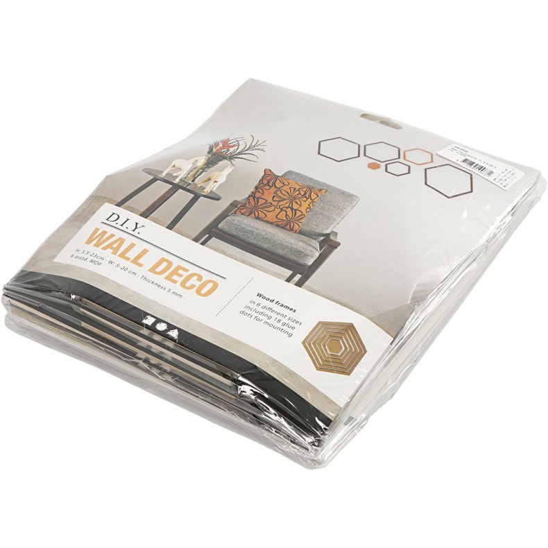 V&aelig;gdekorationer, H: 5,5-29,5 cm, Indhold kan variere, 10 s&aelig;t/ 1 pk.