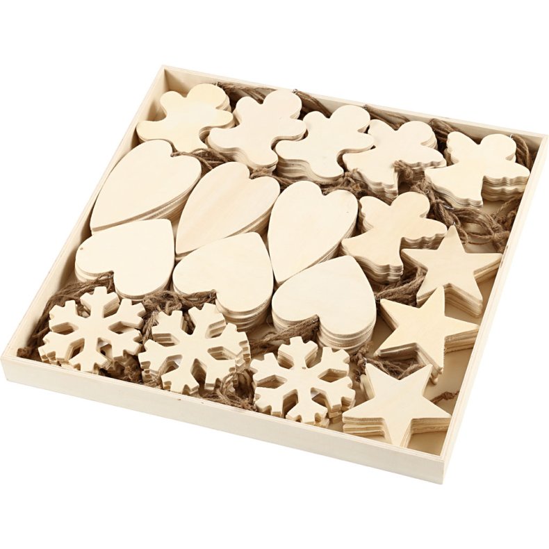 Juleoph&aelig;ng, str. 9-11 cm, tykkelse 4 mm, 90 stk./ 1 pk.
