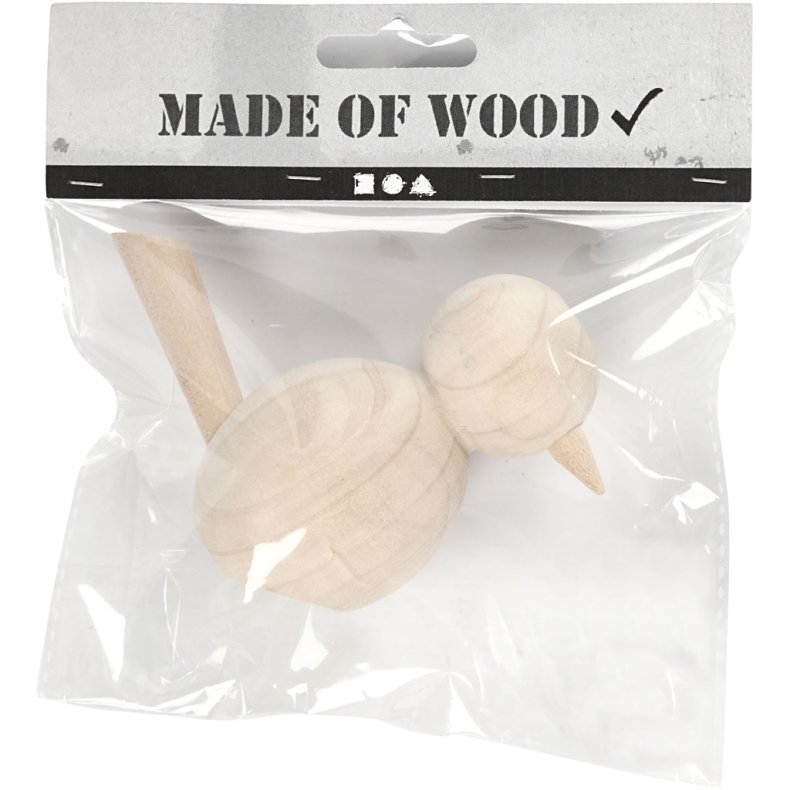 Fugl, H: 7,6 cm, 1 stk.