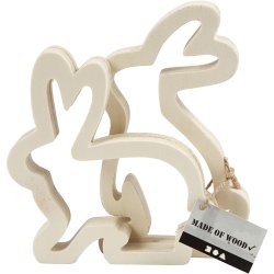 Harer, H: 14 cm, D: 2 cm, B: 13 cm, 2 stk./ 1 pk.